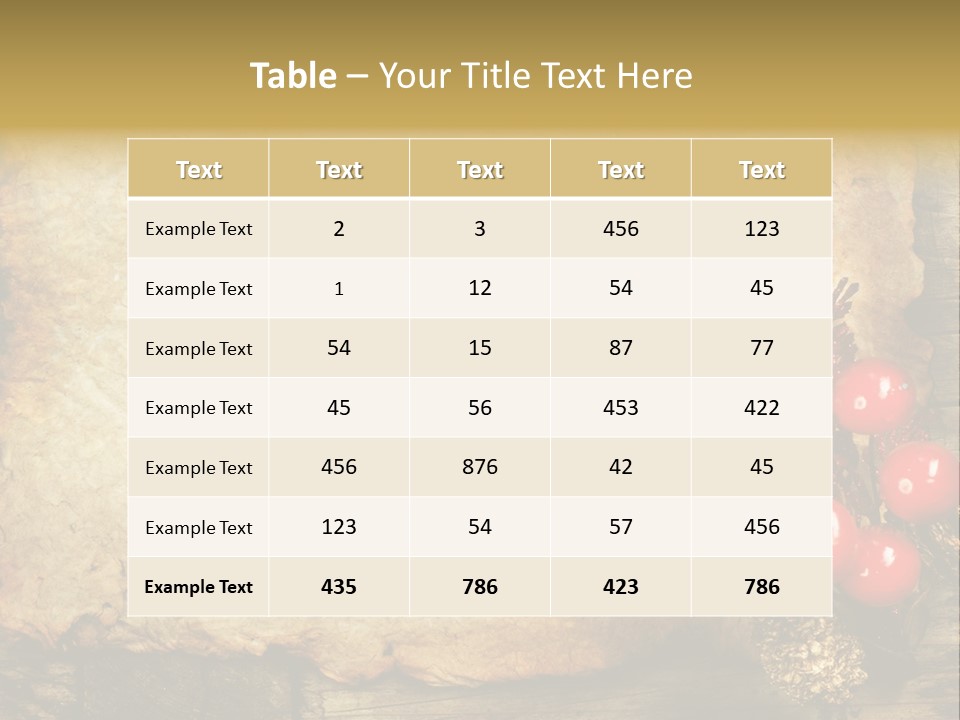 Wrinkled Beautiful Decor PowerPoint Template