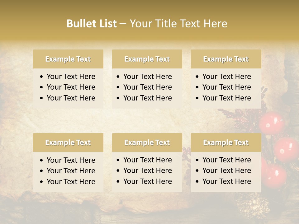 Wrinkled Beautiful Decor PowerPoint Template