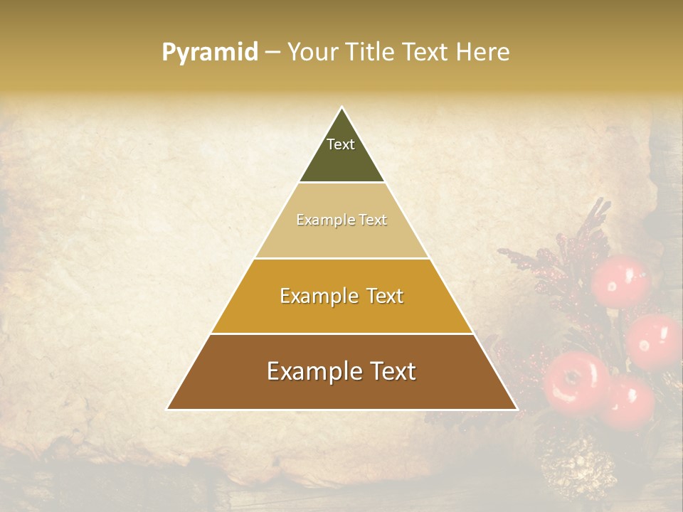 Wrinkled Beautiful Decor PowerPoint Template