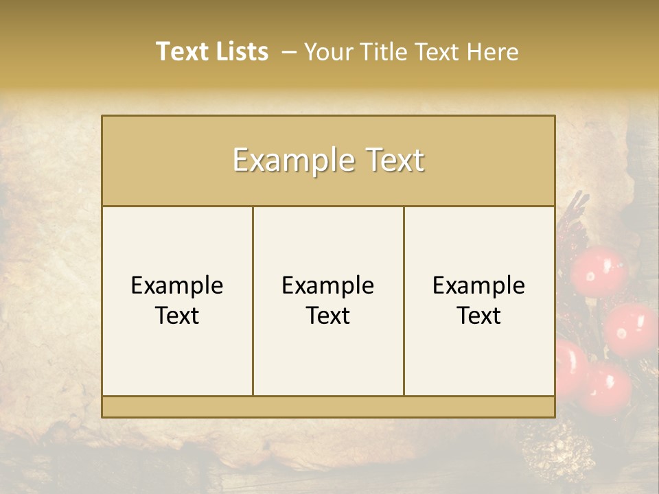 Wrinkled Beautiful Decor PowerPoint Template