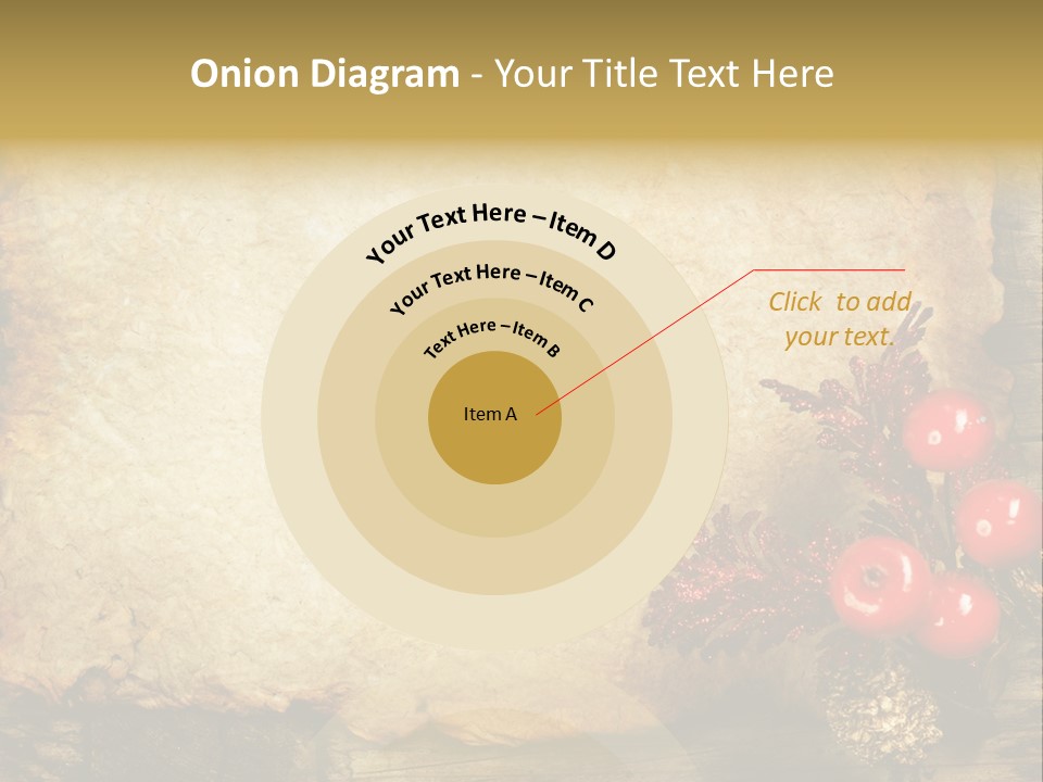 Wrinkled Beautiful Decor PowerPoint Template