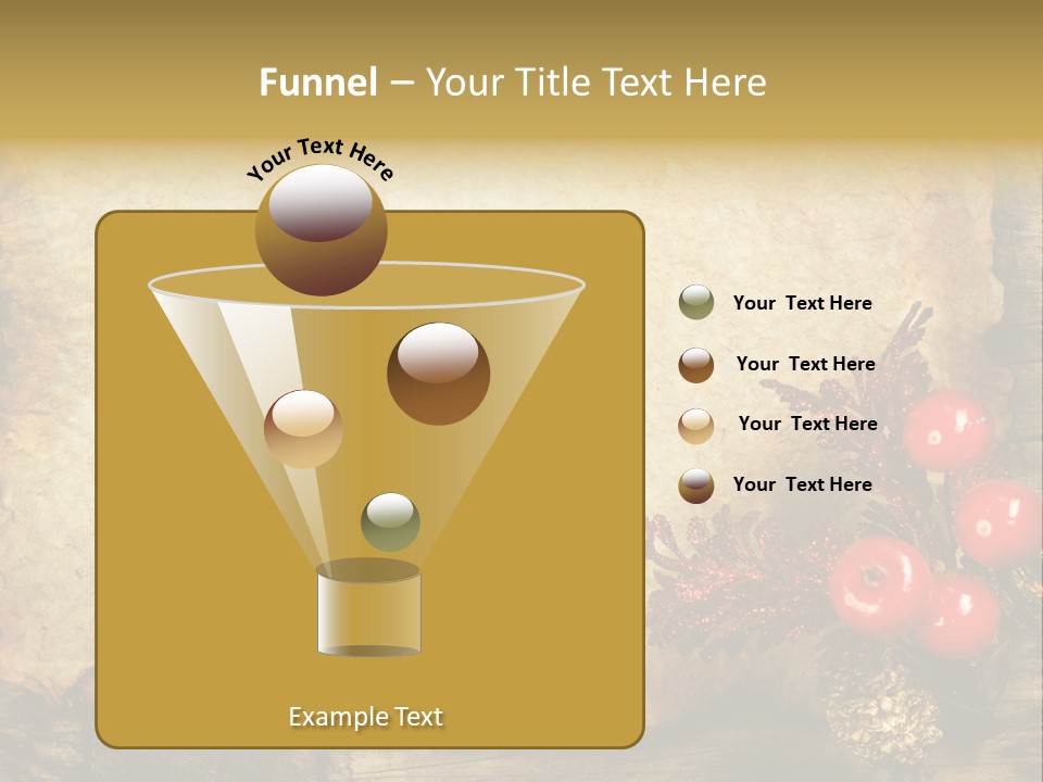 Wrinkled Beautiful Decor PowerPoint Template