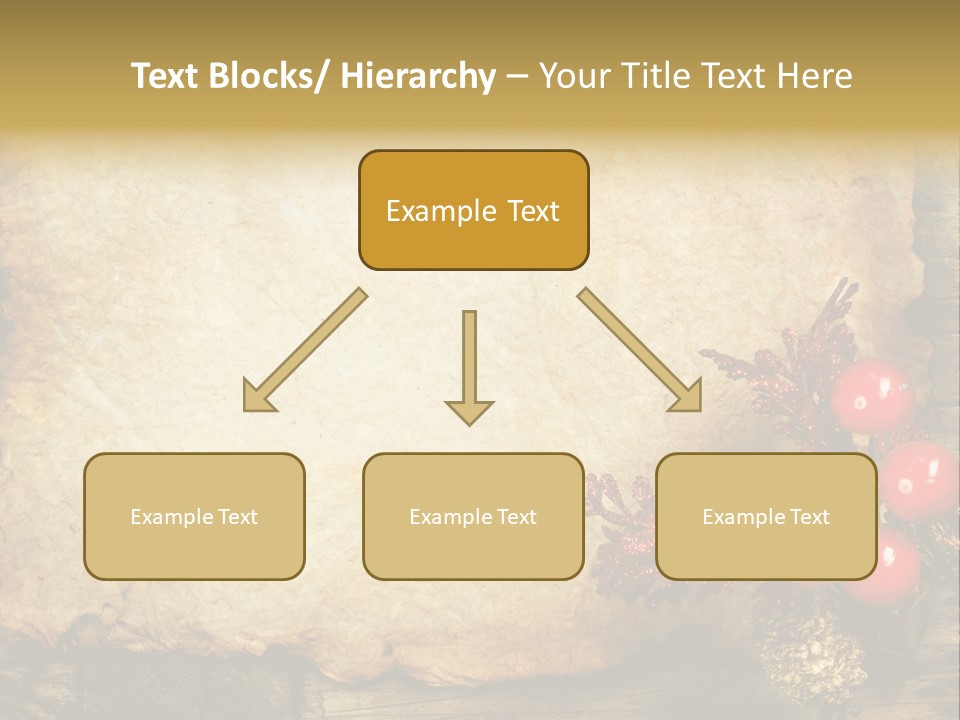 Wrinkled Beautiful Decor PowerPoint Template