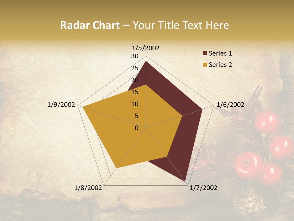 Wrinkled Beautiful Decor PowerPoint Template