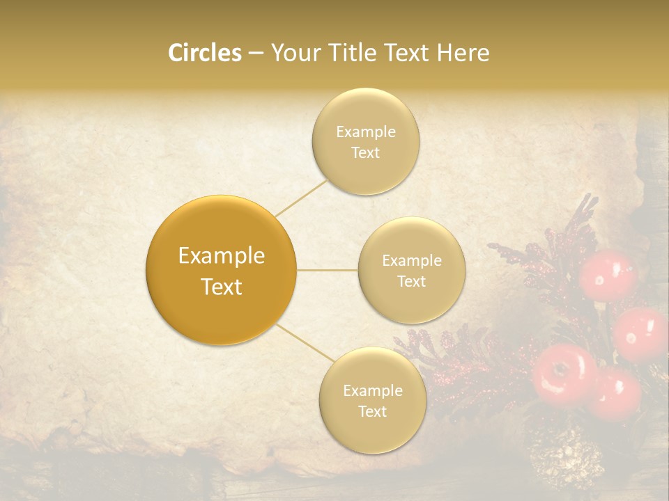 Wrinkled Beautiful Decor PowerPoint Template