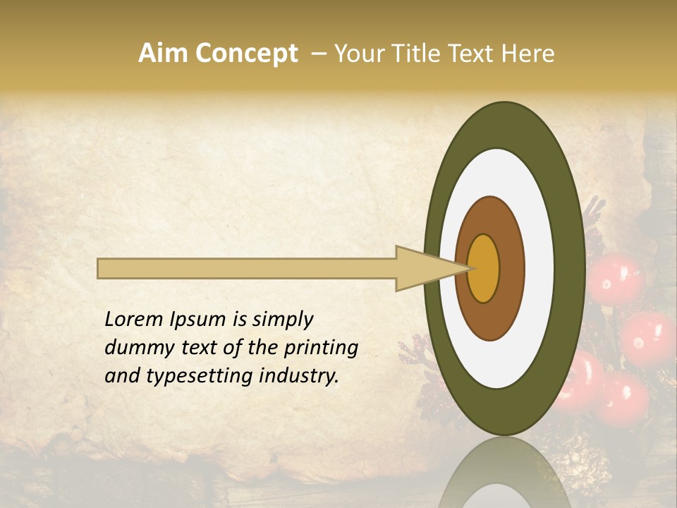 Wrinkled Beautiful Decor PowerPoint Template