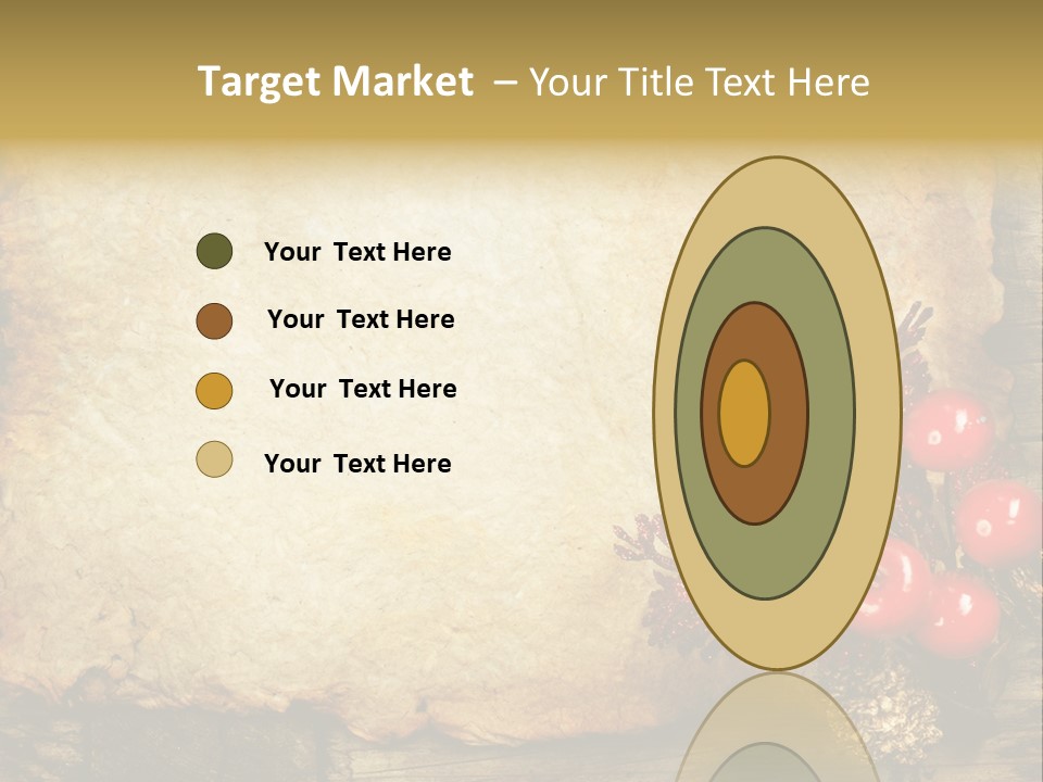 Wrinkled Beautiful Decor PowerPoint Template