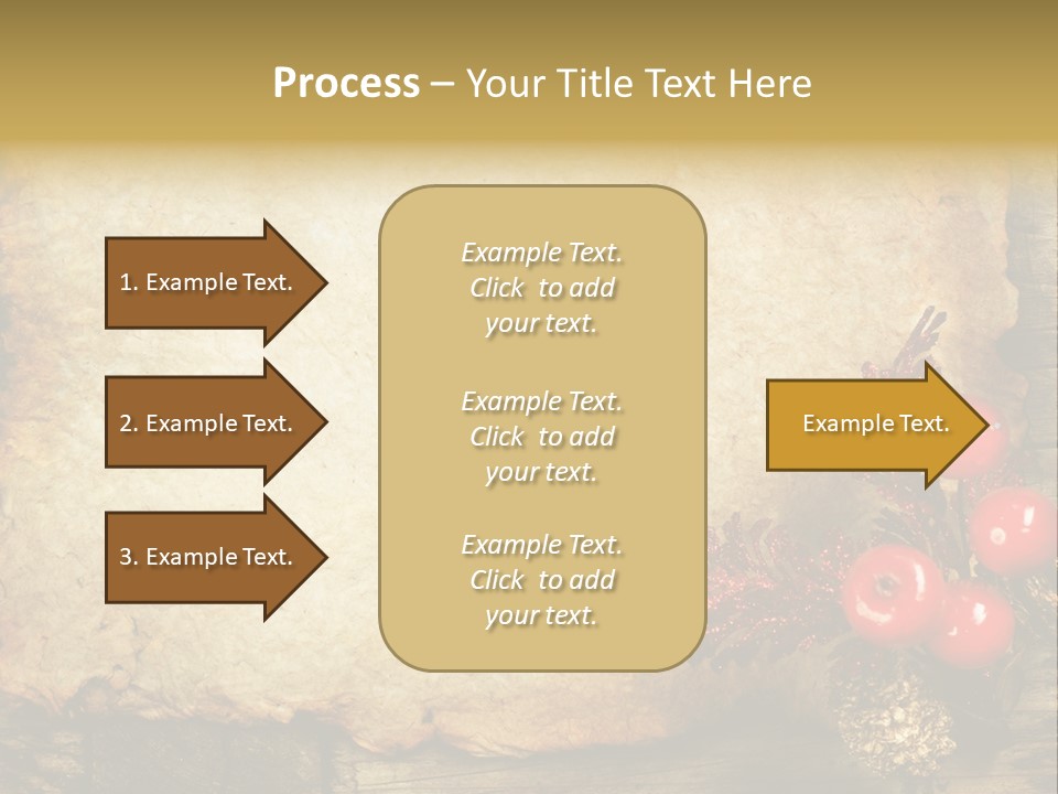 Wrinkled Beautiful Decor PowerPoint Template