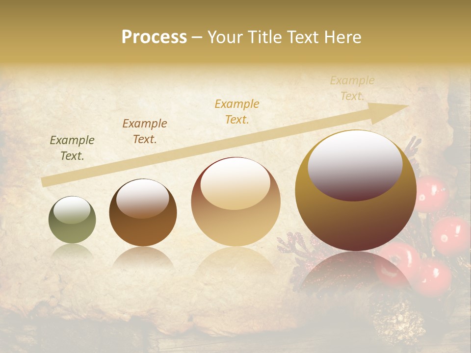 Wrinkled Beautiful Decor PowerPoint Template