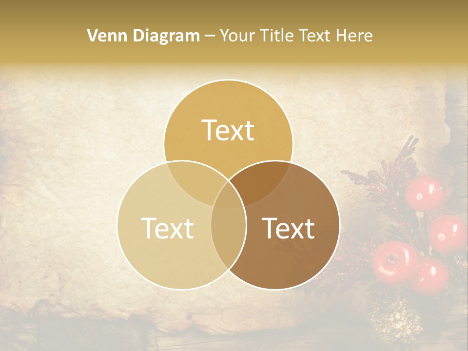 Wrinkled Beautiful Decor PowerPoint Template