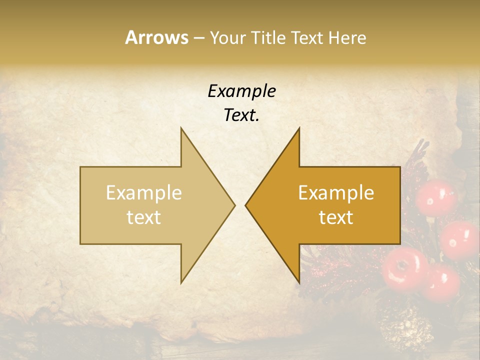 Wrinkled Beautiful Decor PowerPoint Template
