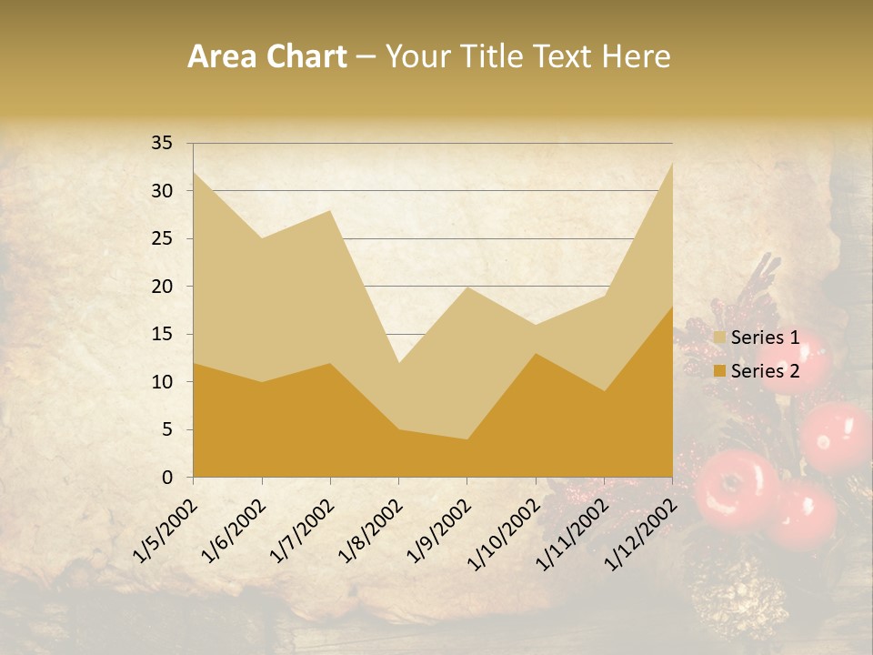 Wrinkled Beautiful Decor PowerPoint Template