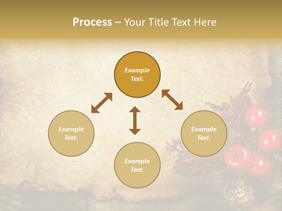Wrinkled Beautiful Decor PowerPoint Template