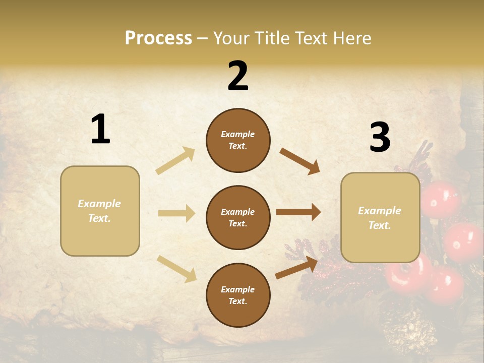 Wrinkled Beautiful Decor PowerPoint Template