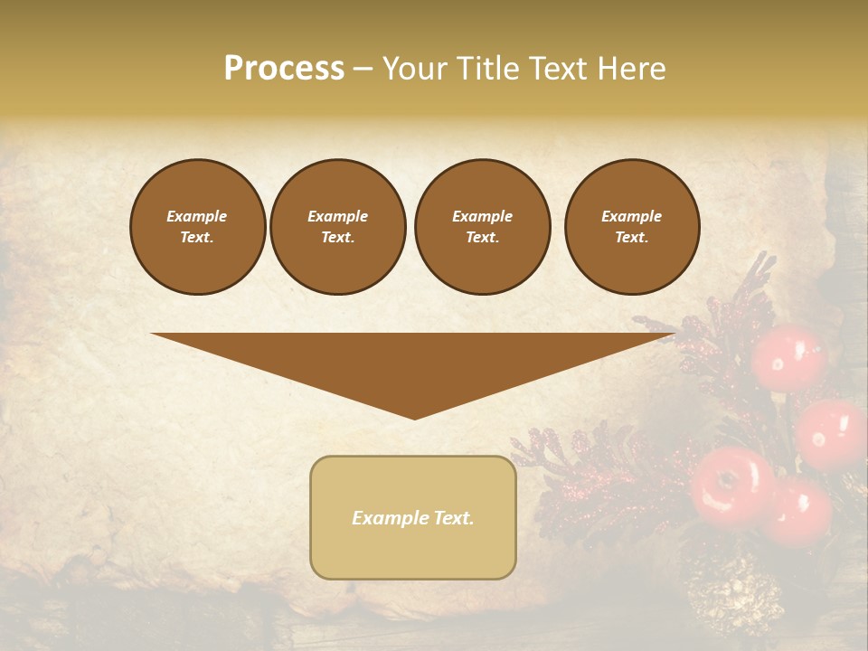 Wrinkled Beautiful Decor PowerPoint Template