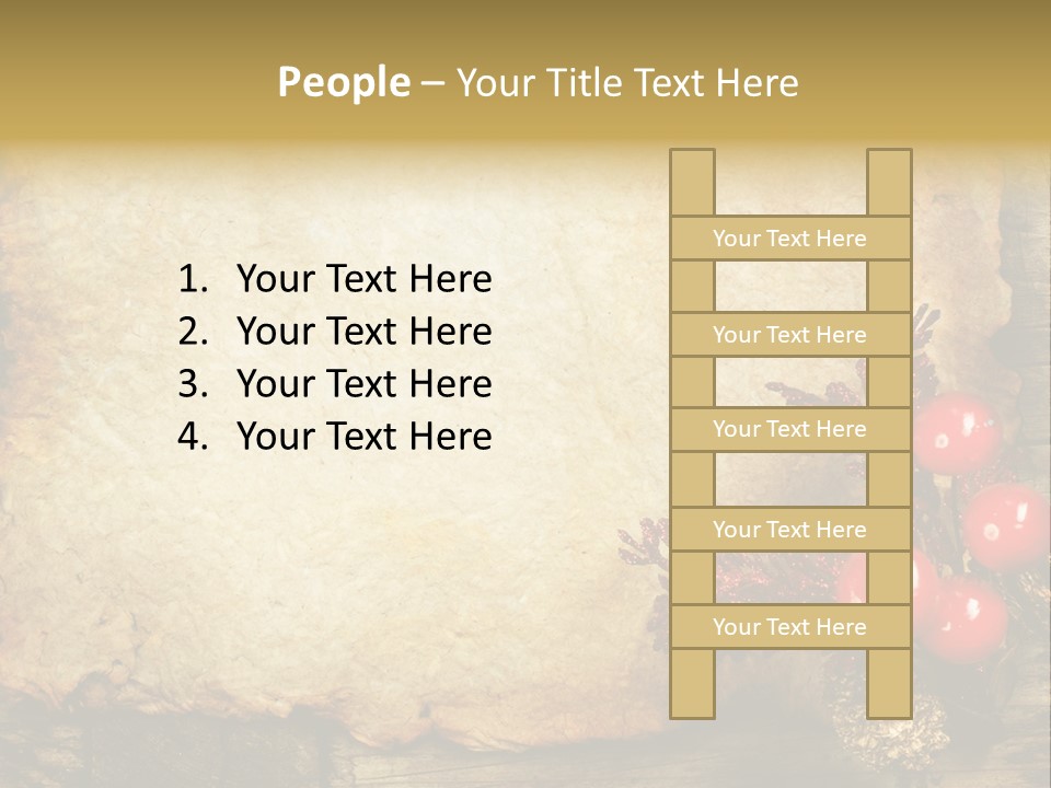 Wrinkled Beautiful Decor PowerPoint Template