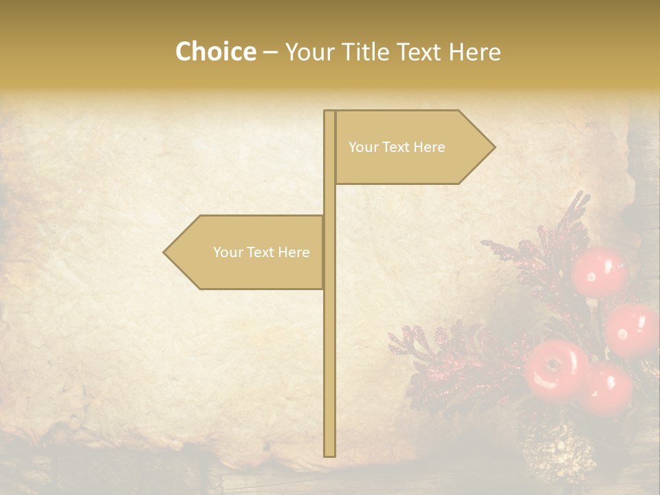 Wrinkled Beautiful Decor PowerPoint Template