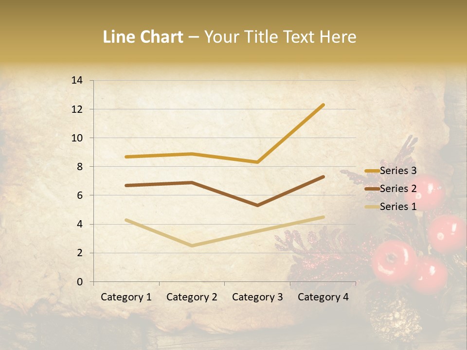 Wrinkled Beautiful Decor PowerPoint Template