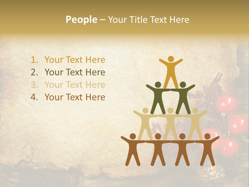 Wrinkled Beautiful Decor PowerPoint Template