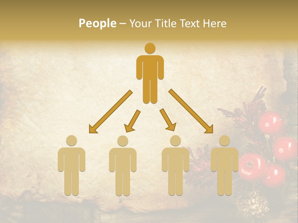 Wrinkled Beautiful Decor PowerPoint Template