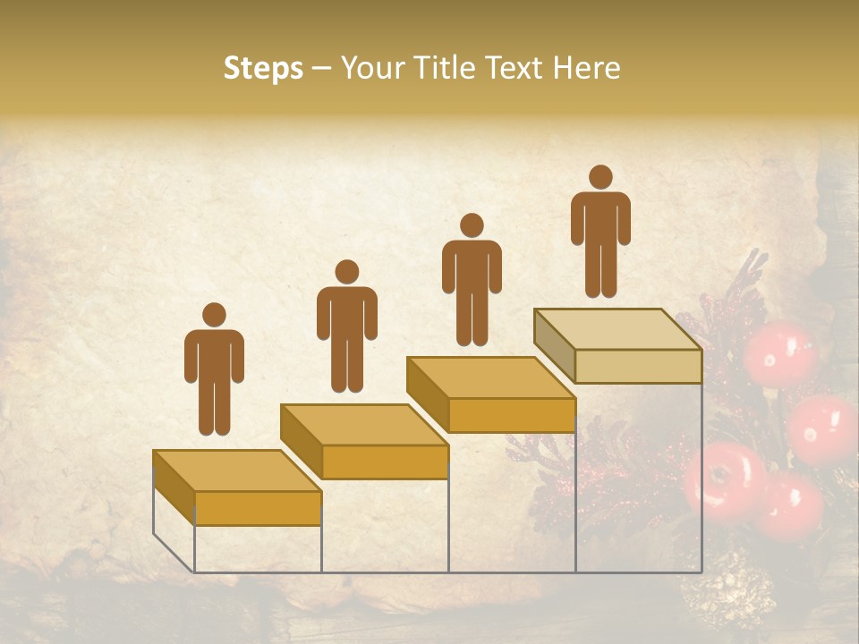 Wrinkled Beautiful Decor PowerPoint Template