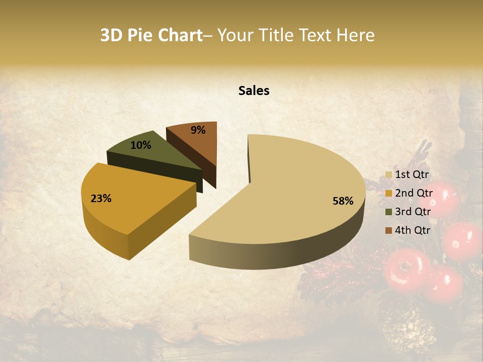 Wrinkled Beautiful Decor PowerPoint Template