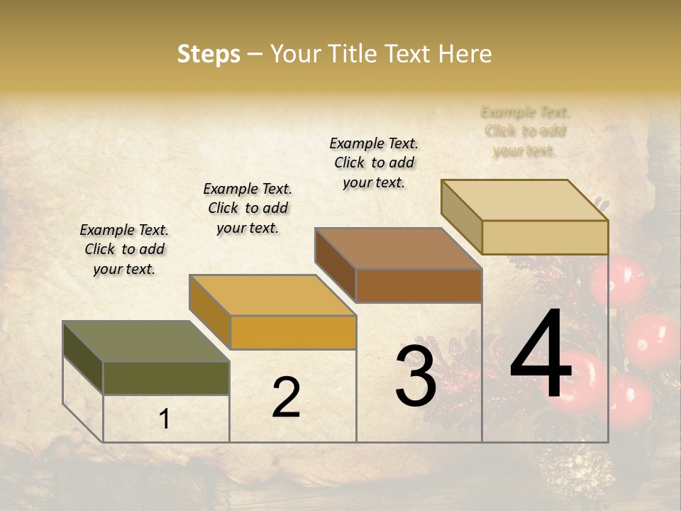 Wrinkled Beautiful Decor PowerPoint Template
