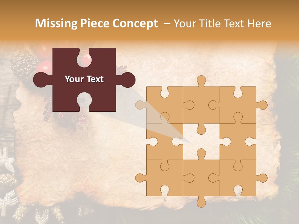 Vintage Wrinkled Red PowerPoint Template