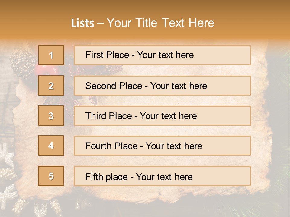 Vintage Wrinkled Red PowerPoint Template