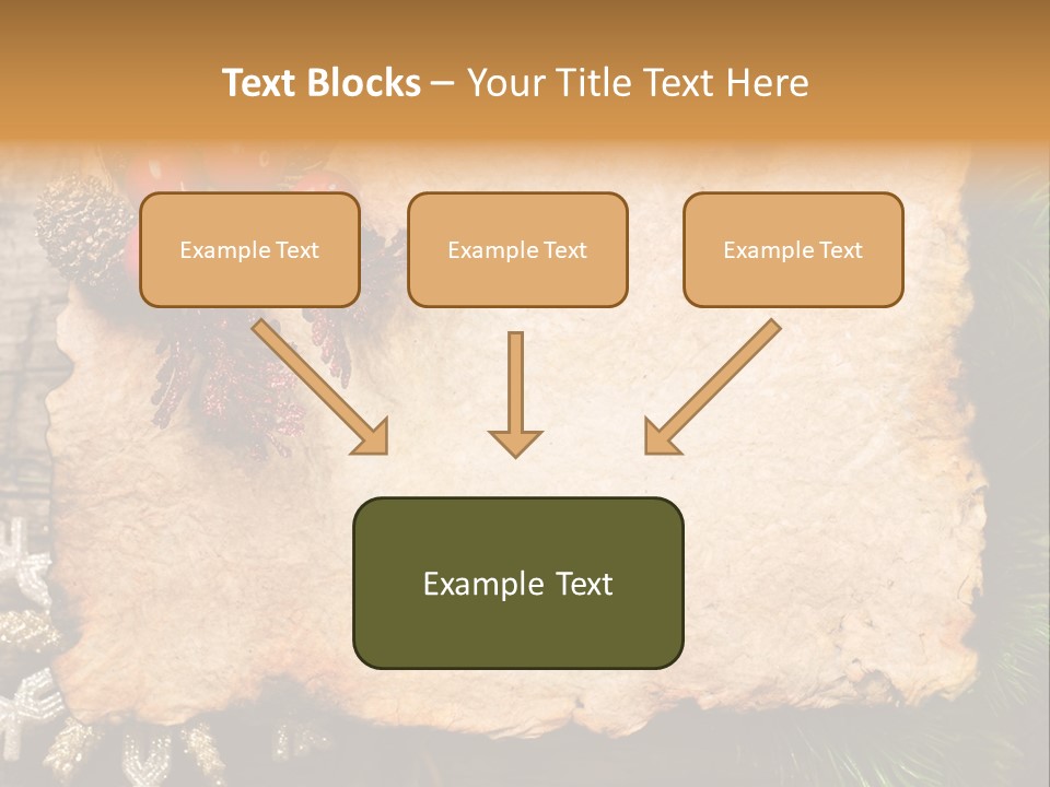 Vintage Wrinkled Red PowerPoint Template