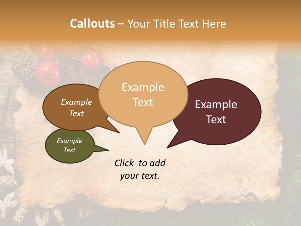 Vintage Wrinkled Red PowerPoint Template