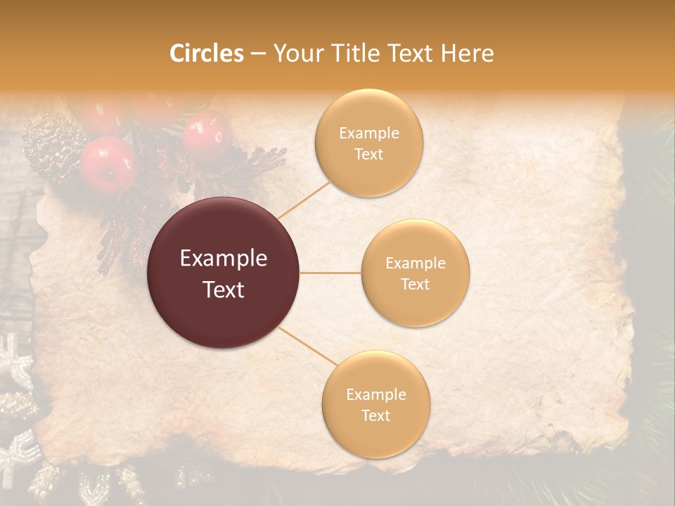 Vintage Wrinkled Red PowerPoint Template