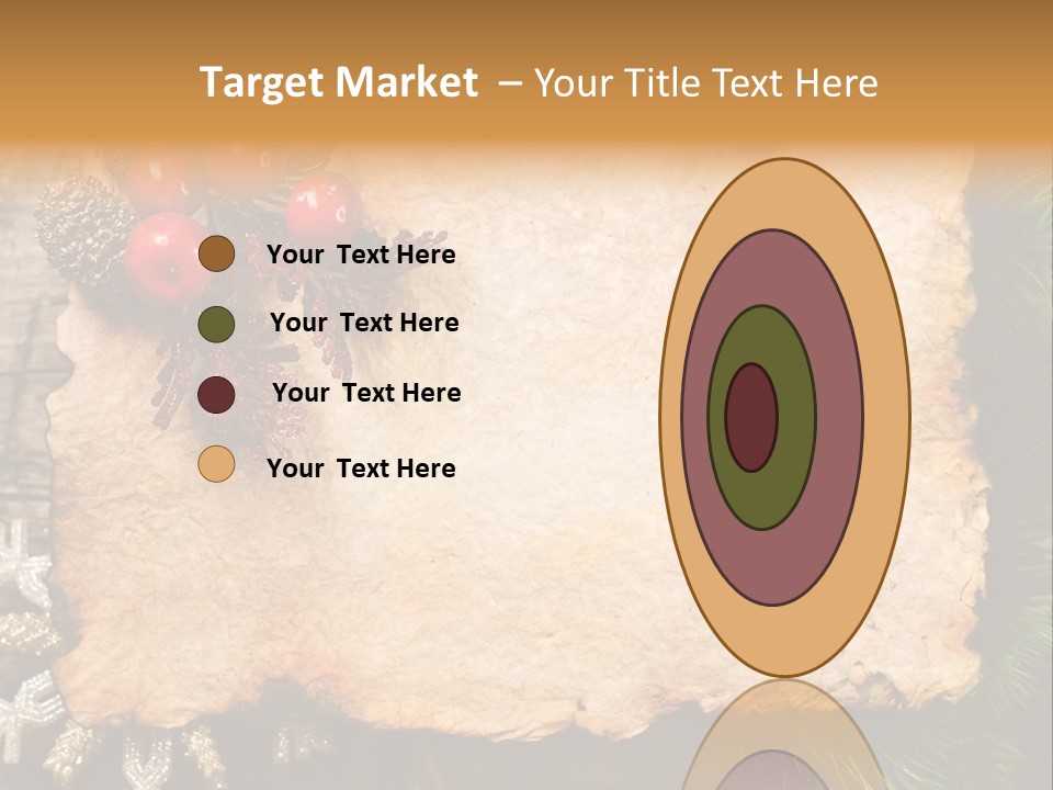 Vintage Wrinkled Red PowerPoint Template