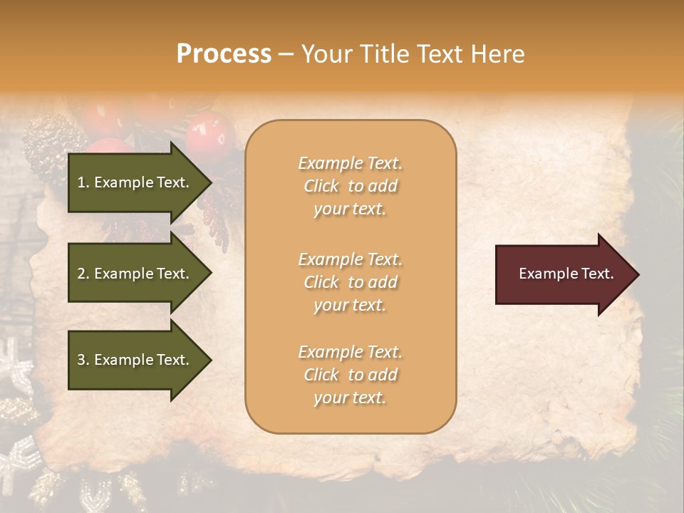 Vintage Wrinkled Red PowerPoint Template