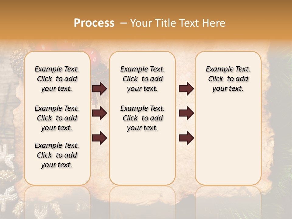 Vintage Wrinkled Red PowerPoint Template