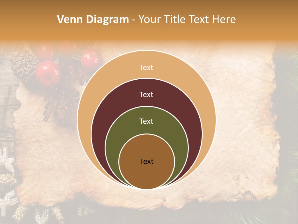 Vintage Wrinkled Red PowerPoint Template