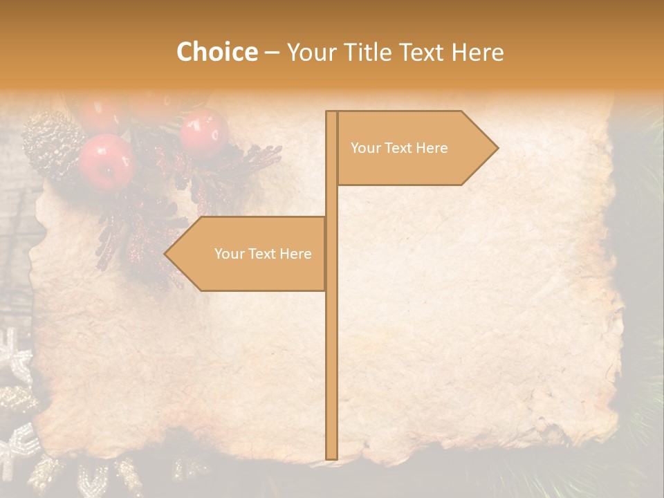 Vintage Wrinkled Red PowerPoint Template