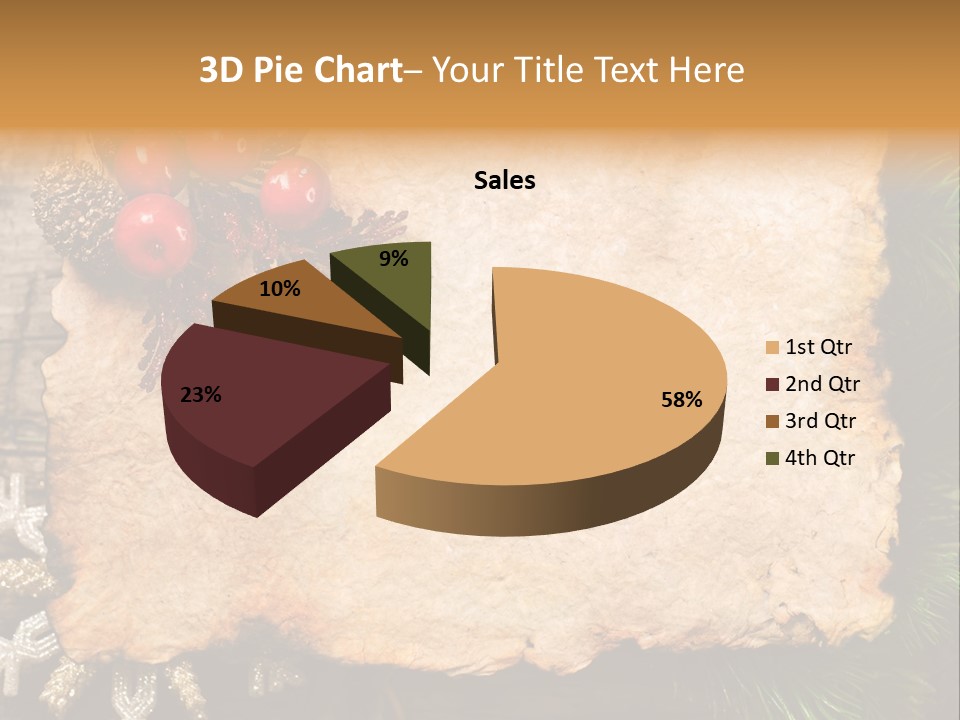 Vintage Wrinkled Red PowerPoint Template