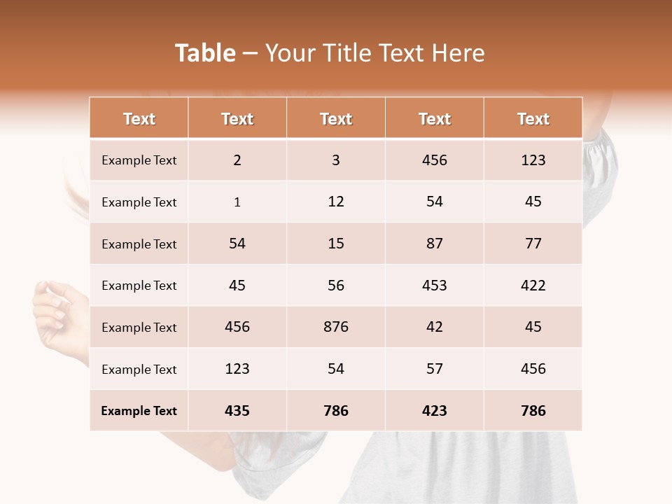Spice Eating Segment PowerPoint Template