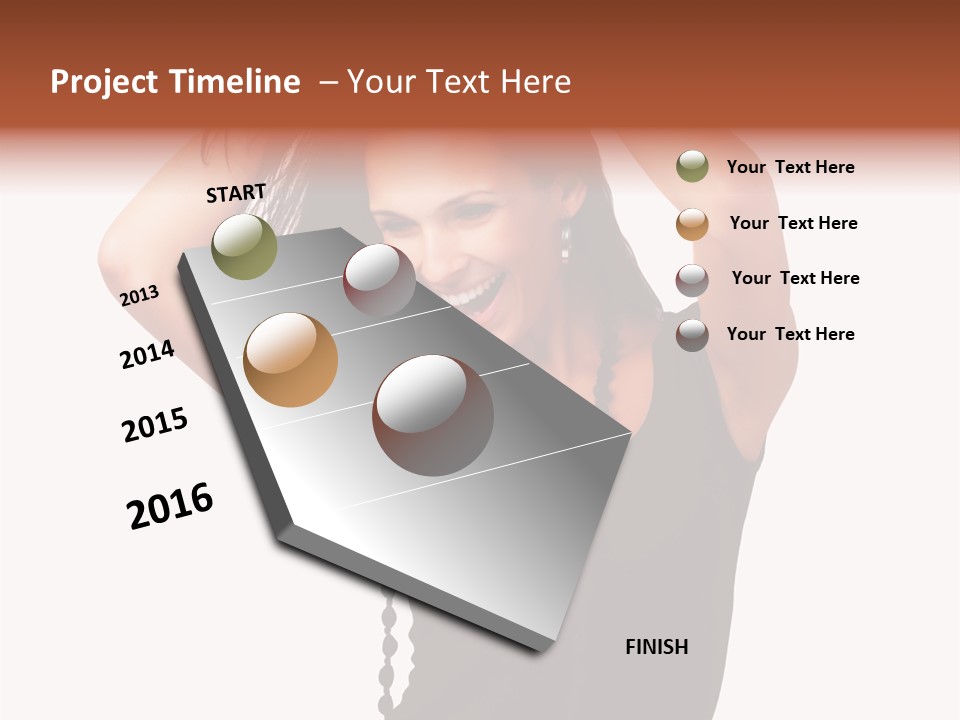 Cord Brown Tree PowerPoint Template