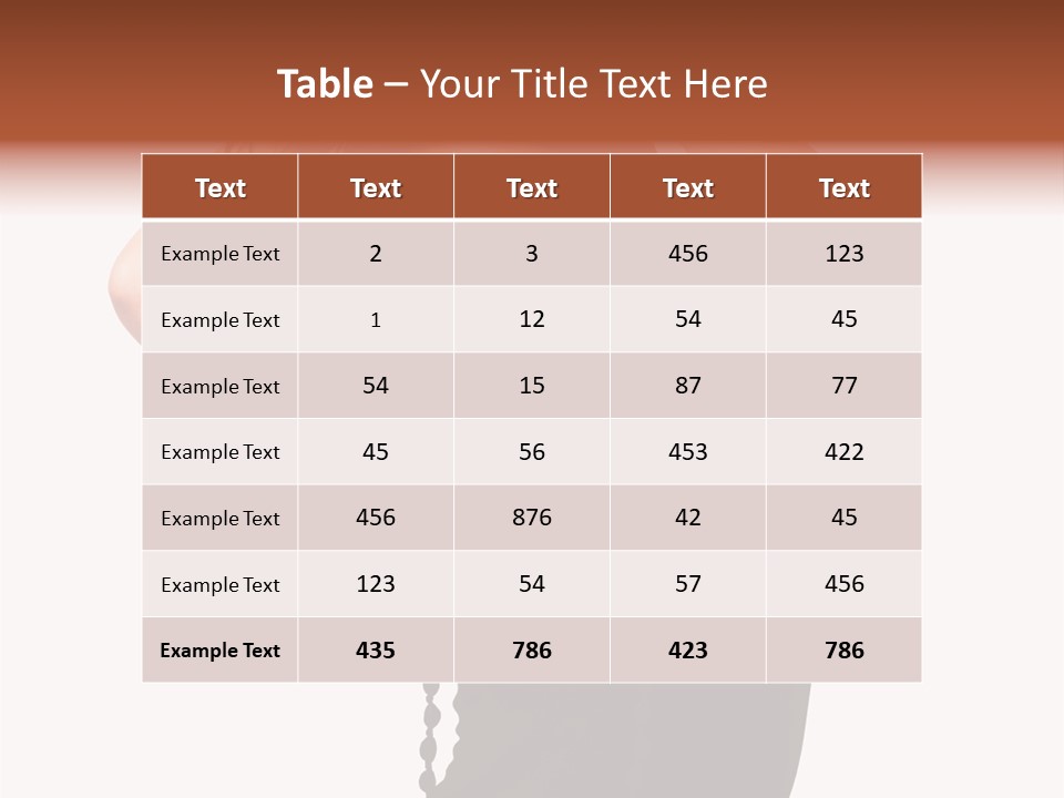 Cord Brown Tree PowerPoint Template