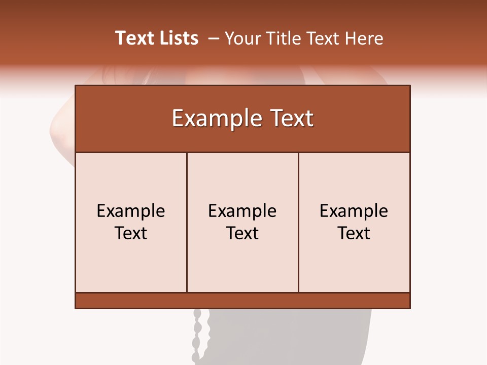 Cord Brown Tree PowerPoint Template