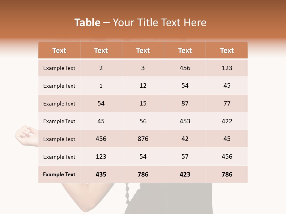 Anise Horizontal Tree PowerPoint Template