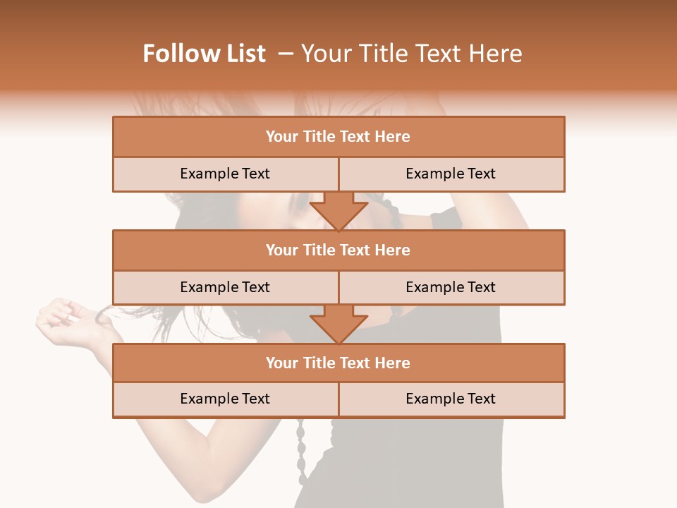 Anise Horizontal Tree PowerPoint Template