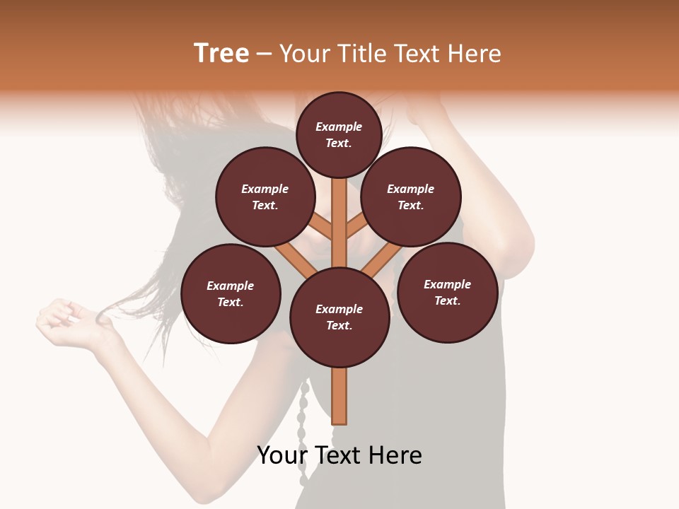 Anise Horizontal Tree PowerPoint Template