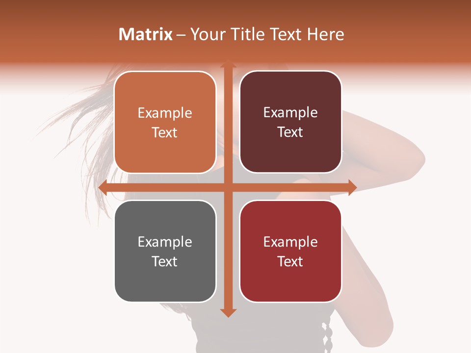 Christmas Orange Background PowerPoint Template