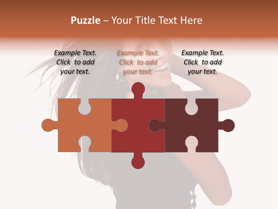 Christmas Orange Background PowerPoint Template