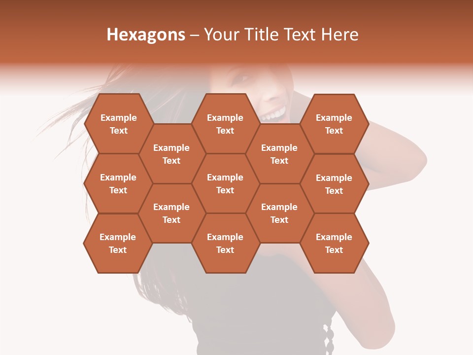 Christmas Orange Background PowerPoint Template