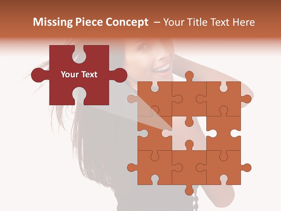 Christmas Orange Background PowerPoint Template