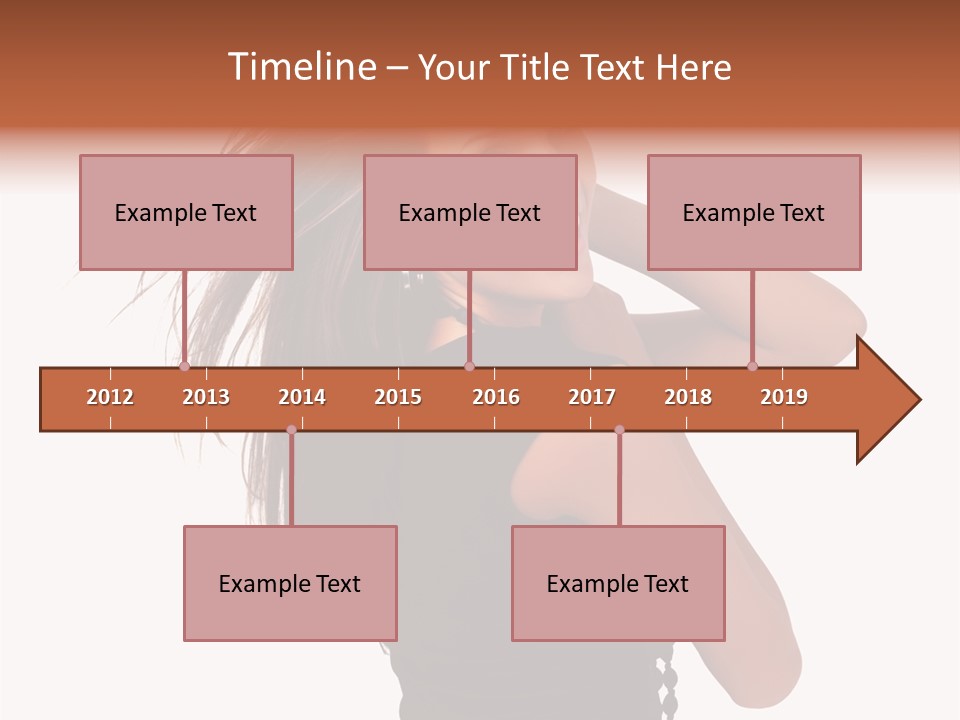 Christmas Orange Background PowerPoint Template
